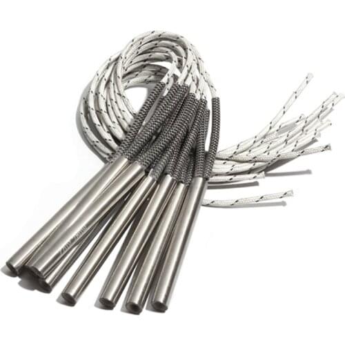 5PCS 9.5mm 120~135mm 316SUS Cartridge Heater 110V/220V/380V Cylindrical Pipe 450W/480W/490W/500W/520W Electric Heating Element