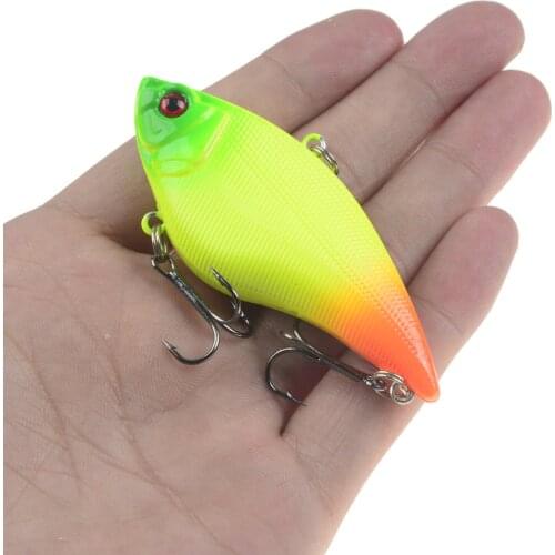 7pcs/lot Sinking VIB Fishing Lures 7cm 16g Jerkbait Vibration Vib Rattle Hooks Baits Crankbaits Pesca For Bass Pike Wobbler
