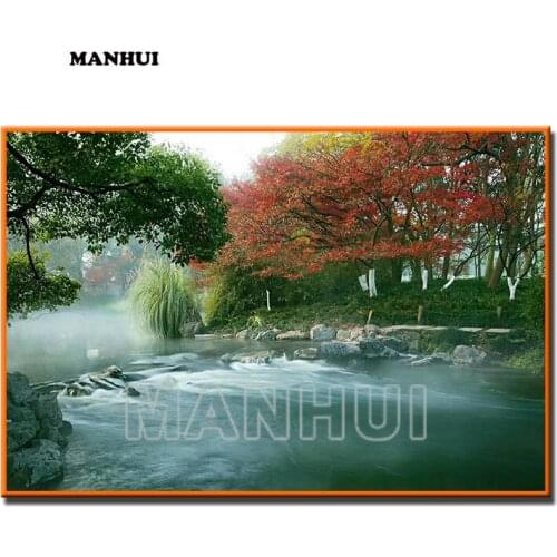 Diamond Painting Beautiful Landscape DIY Diamond Mosaic Picture of Rhinestone Hobbies and Crafts Materials for Handmade MH398
