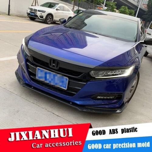 For Accord Body kit spoiler BST 2017-2018 For HONDA Accord ABS Rear lip rear spoiler front Bumper Diffuser Bumpers Protector