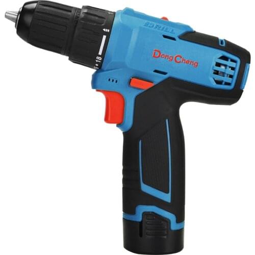 Dongcheng In Stock New Design Rechargable Battery Cordless Power Wood Drill