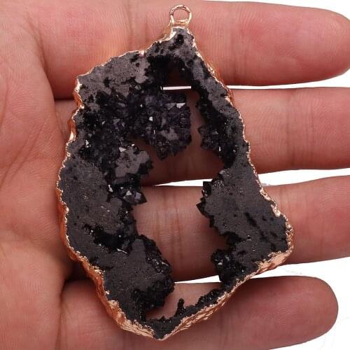 Hot Natural Irregular Agates Crystal Pendants for Jewelry Making DIY Accessories Bracelet Nacklace Earring