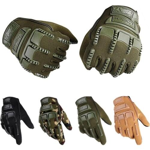 Camouflage Tactical Military Full Finger Gloves Outdoor Military Army Sports Hiking Fishing Gloves Car Accessories