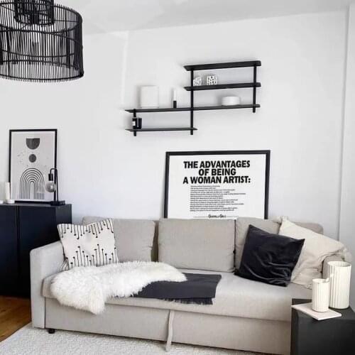 Nordic Style Canvas Painting Poster Black and White letter Print Picture Wall Art Living Room Home Decoration artists monologue