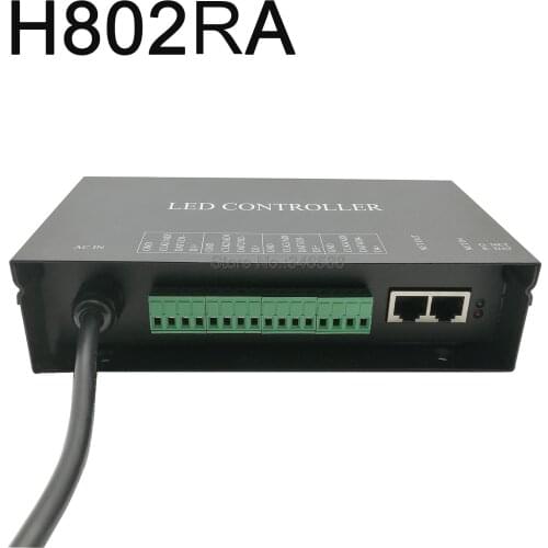 H802RA 4 Ports (4096 Pixels) Artnet Controller DMX Artnet Controller WS2801 WS2811 Artnet Madrix Pixel Controller for LED Light
