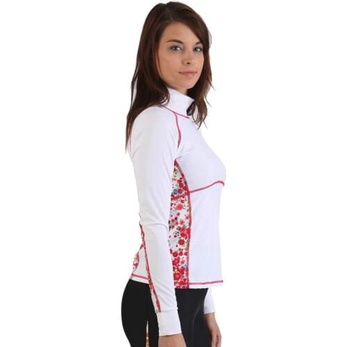 SBART Rashguard Swim Shirts Women Lycra Surf Top Long Sleeve Swimsuit Swimming Surfing Wetsuit Woman Diving Shirt Upf50 UV J913