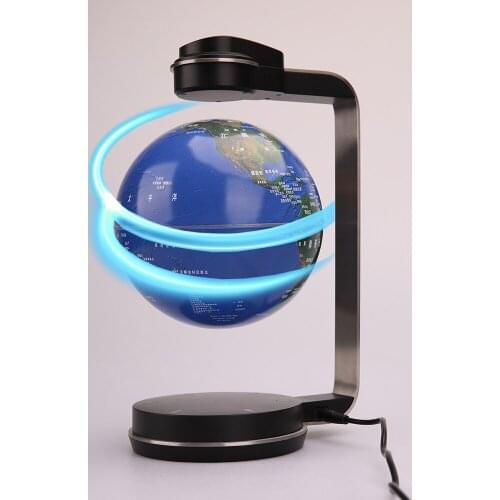 Magnetic Levitation Floating Rotation 6 Inch Globe Steer frame FreeCustomized Your Logo or Letters Levitating 25mm