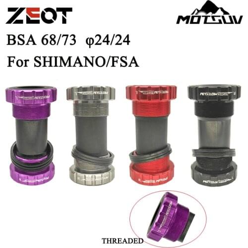 MOTSUV M-BB52 Hollow Mountain Bike Bottom Bracket 68 73 mm BB52 BB91 BBsuit For SHIMANO M4000 M4050 T4060 M610 M6000 Chainwheel
