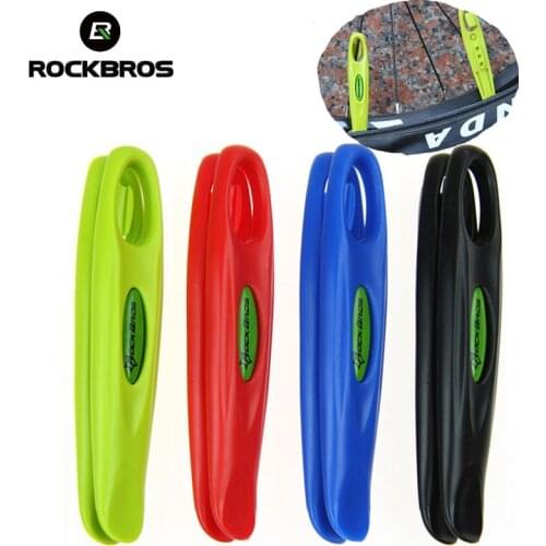 ROCKBROS 2pc Mtb Road Bike Cycling Wheel Tire Repair Kits Good Quality Ultralight POM Bicycle Tyre Lever Tool 4 Colors Accessory