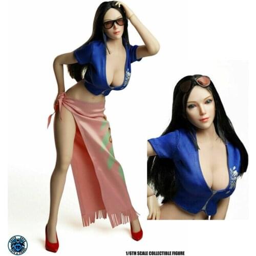 SUPER DUCK SET040 1/6 Scale Female Sexy Archaeologist Suit Shirt Skirt Fit For 12" Figure Action Woman Model Body Accessory