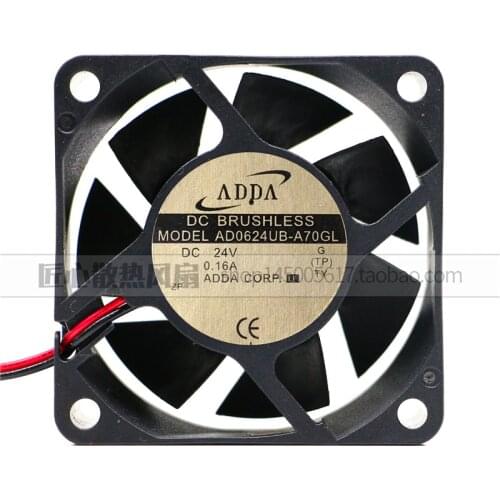 Genuine original AD0624UB-A70GL DC24V 0.16A 6CM 6025 inverter fan