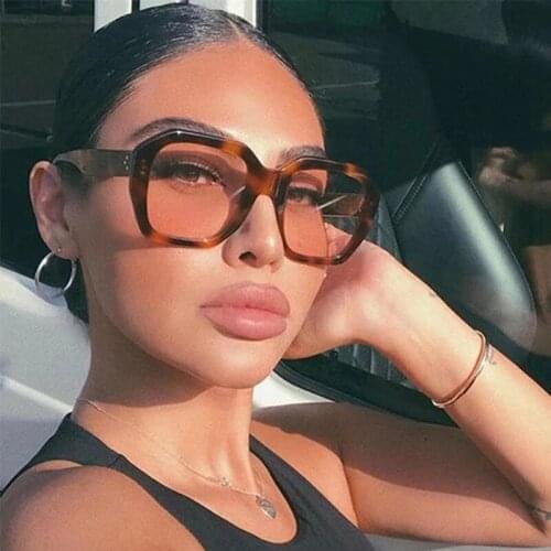 Brand Square glasses frame women fashion Oversized Transparent computer ladies glasses vintage female optical frames