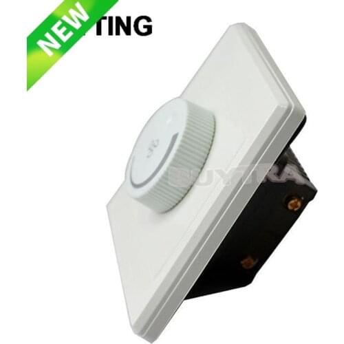 AC 220V Dimmer Light Switch Adjustment Lighting Control Ceiling Fan Speed Control Switch Wall Button Dimmer Switch