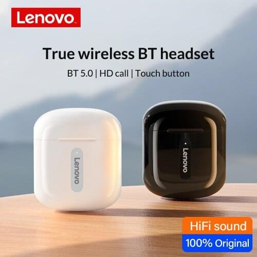 Original Lenovo XT83 TWS Wireless BT5.0 Earphone Touch Control Gaming Headset HD Stereo Waterproof HIFI Sound Sports Earbuds