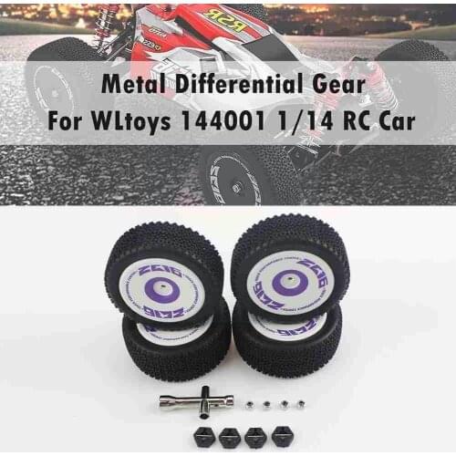 Weili 124019 Original Tire Set Rubber Racing Car Front Wheel & Tires 1:12 Rims 124019 Rc Racing Hubs Car For Wltoys Plastic M8E7