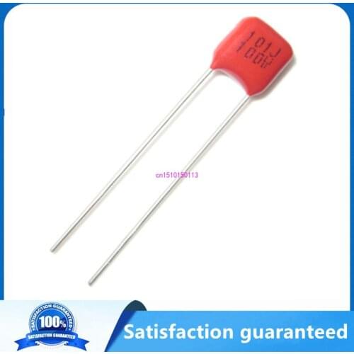 10pcs CBB 100v 100pf 101J PITCH 5MM 5% DIP CBB Polypropylene film capacitor