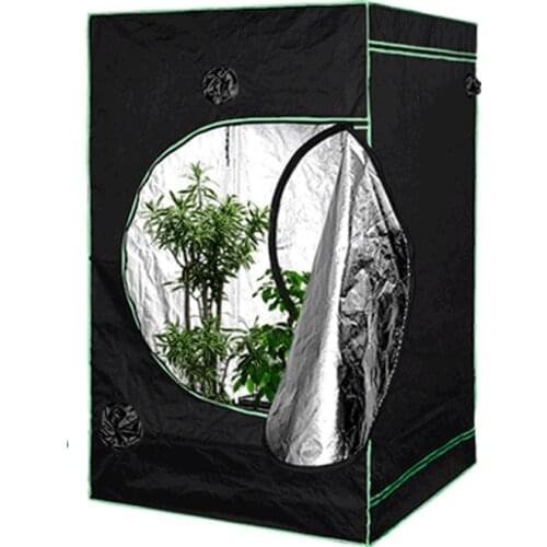 150*150*200cm Grow Tent Mylar 59x59x79“ Non-Toxic Hydroponics Plant Indoor Home Growing Box House Garden Grow Room for LED Light
