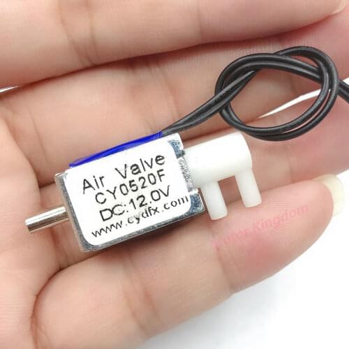 Fa0520F Mini Small Solenoid Valve 2-position 3-way Valve DC6V 12V 24V Gas Air Valve 13mm*15mm*20mm