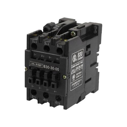 36V 50Hz Coil 65A(AC-1) Ie 3 Poles 3NO 660V Ui 35mm Mounting Rail AC Contactor