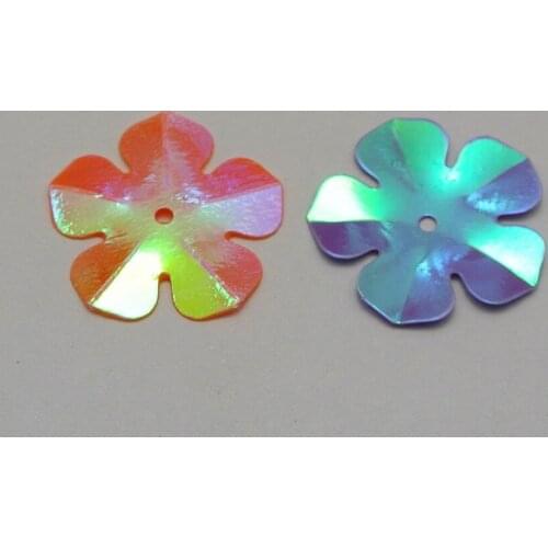 450 Mixed Color Flower loose sequins Paillettes 20mm sewing Wedding craft