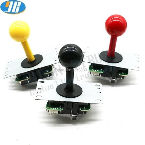 Arcade Joystick Copy SANWA Joystick With Round Gate 35mm Top Ball 5 Pin Stick For SNK Neo Geo Arcade Game DIY Parts
