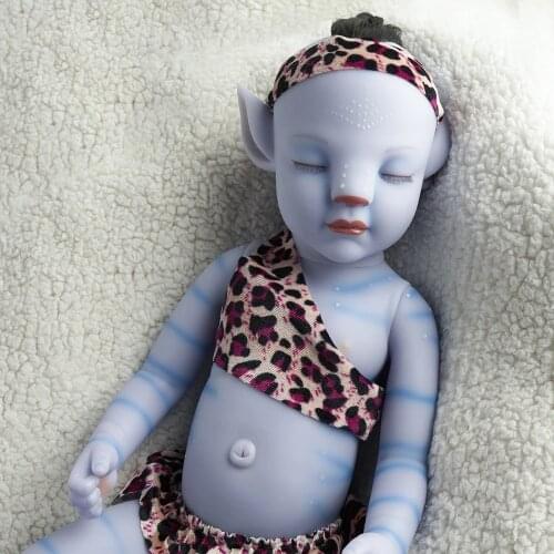 20 Inches Bebe Avatar Reborn Baby Doll Newborn Boys And Girls Night Light Full Vinyl Alive Doll LOL Toys Gift For Children