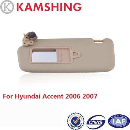 CAPQX For Hyundai Accent 2006 2007 Car Inner Sunvisor Sun Shade Front Windscreen Sun Visor Antidazzle Sunshield With Mirror Kit