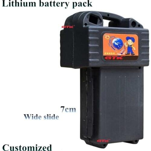 Slide case 48v 15Ah lithium battery 48v 20Ah electric bike ebike 1000w 500w bbs motor scooter + 3A charger handle Free shipping