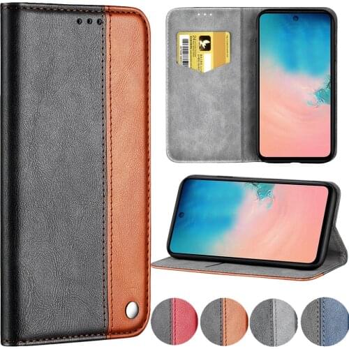 Fashion Leather Case For Samsung Galaxy A01 A02S A10 A11 A12 A21 A32 A41 A42 A50 A51 A52 A70 A71 A72 A5 A6 A7 2018 Phone Cover