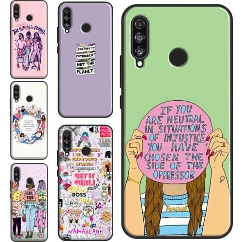 Feminist Feminism Case For Huawei P30 Pro P10 P40 P20 Lite Mate 20 Lite Cover For Huawei P Smart Z 2019 2021