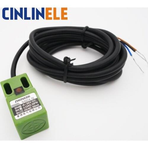 18x18x36 4mm sensing DC PNP NO SN04-P prism shape inductive proximity switch SN04 series proximity sensor