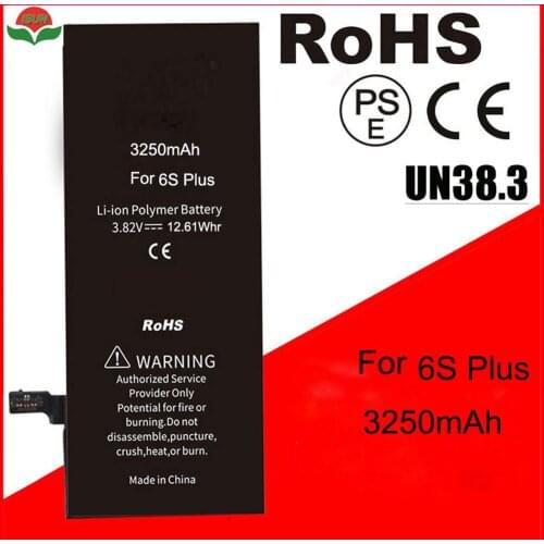 ISUN Original Quality Li-ion High Capacity 3250mAh Replacement Batteries For IPhone 6S Plus Batteries Repair with free tools