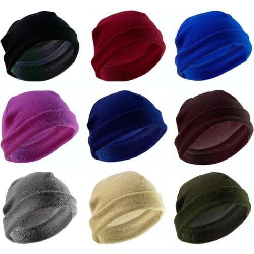 Unisex Outdoor Fleece Hats Camping Hiking Caps Windproof Winter Warm Hat Fishing Cycling Hunting Military Tactical Cap Skullies