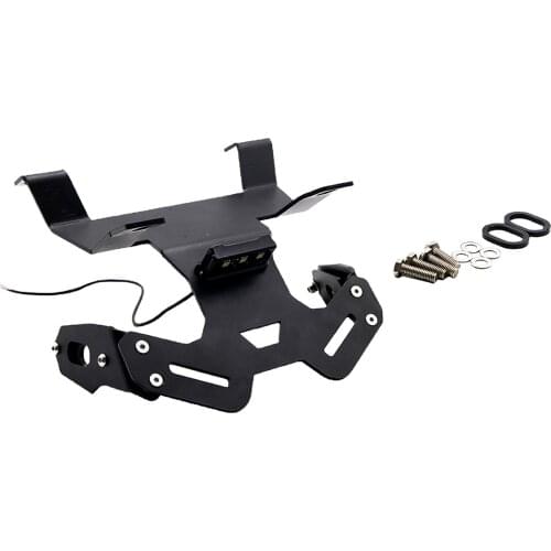 Motorbike Motorcycle License Plate Holder Bracket w/Lights Compatible with Honda CB125R CB250R CB300R 2018-2020