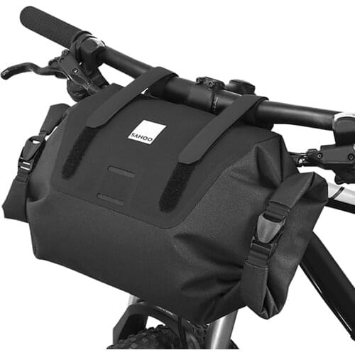 SAHOO Multifunctional Front Bicycle Bag 2L/7L Large Capacity TPU Waterproof Bike Bag MTB Road Bike Storage Pouch Cycling Pannier
