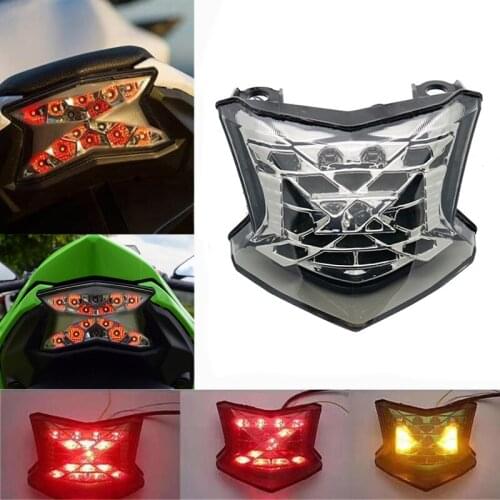 Motorcycle Integrated LED Tail Light Brake Stop Light Turn Signals For Kawasaki Taillight Z650 Z900 NINJA 650 ABS 2017 2018