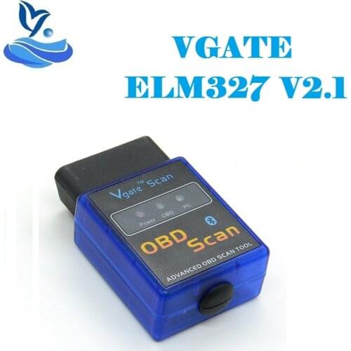 New MINI vgate scan ELM 327 v2.1 Bluetooth scan OBD2 diagnostic tool on board diagnostic scanner ELM327 v2.1 code scanner