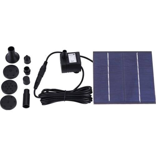 New Solar Powered Fountain Water Pump Solar Garden Fountain Pump For Garden Pond Fish Tank Solar Landscape Fountain Pump