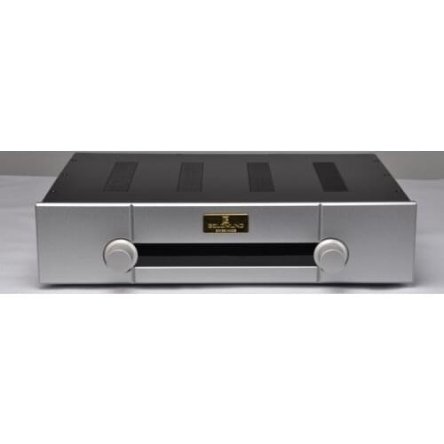 Imitation Gawain front aluminum panel iron preamplifier chassis / AMP shell / case / DIY box (430 * 95 * 340mm)