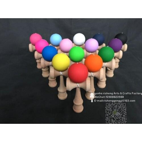 TWB retail Rubber paint ball strings professional japan japanese toy cocoon of light and color KENDAMA 12colors