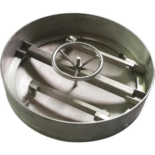 Chute Side Manhole Stainless Steel Pulp Tower Pulp Tank Ventilation Manhole Top Steering Wheel Handwheel Manway Cover