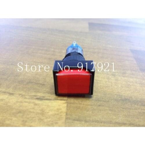 [ZOB] Japans IDEC and AL2-M with light red button button 24V NO NC --10PCS/LOT