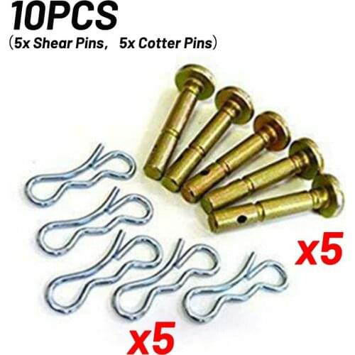 Replacement Shear Pins & Cotters Pins 5 Set/10 Set 738-04124A 714-04040