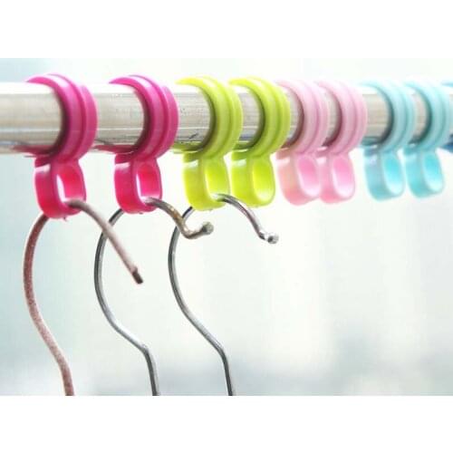 10pcs Home Laundry Drying Wind Rack Hanger Hook Wind Buckle Home Laundry Drying Racks Windproof Buckle Clasp Hook Hanger 2.8cm