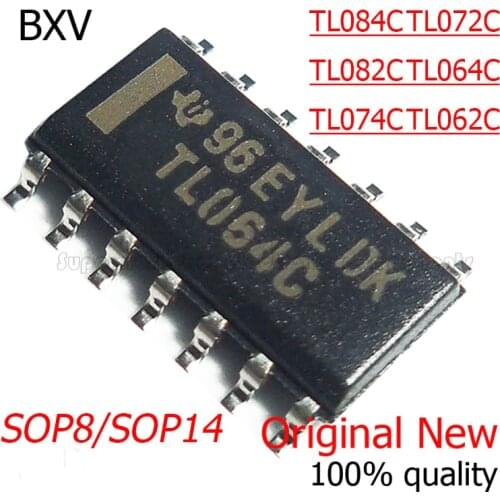 10PCS TL072C TL062C TL064C TL074C TL082C TL084C SOP8 Operational amplifier Power amplifier IC SOP