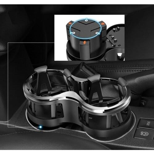 2021 Multi-functional Car Mounted Glass Rack Modified Fixed Car Put Glass Ash Tray Rack Car Saucer Drink Holder