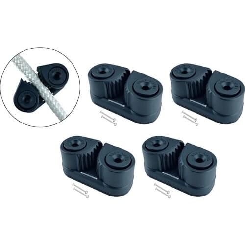 4x Cam Cleat Cam Wre Fairlead Marine Sailing Hardware for 3-12mm Dia. Rope