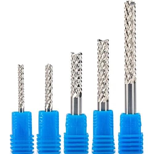 5pcs/lot 3.175--10mm SHK PCB milling corn End Milling Cutters Carbide PCB CNC Engraving Endmill Tools