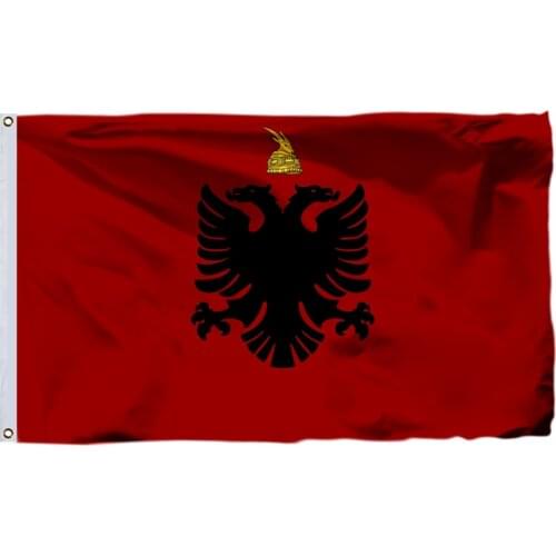 60x90cm 21x14cm Banner Albania (1928-1934) Flag 3x5ft 90x150cm Custom High Quality Double Sided Printing