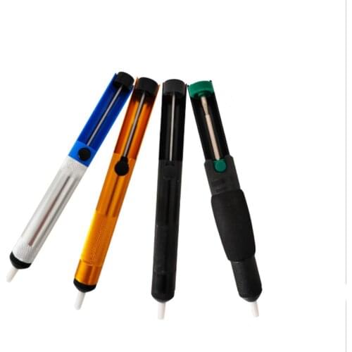 Aluminum Metal Desoldering Pump Suction Tin Gun Soldering Sucker Pen Removal Vacuum Soldering Iron Desolder Hand Welding Tools